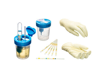 Urine Testing Using the Cup and a Test Strip
