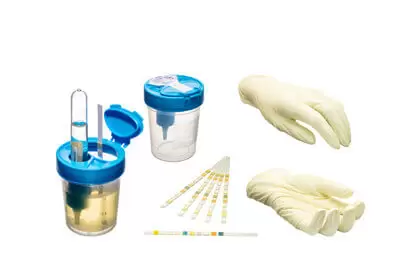 Urine Testing Using the Cup and a Test Strip
